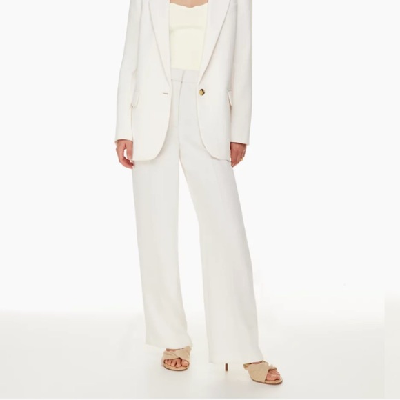 Aritzia Effortless Pants Light Birch - Picture 1 of 4